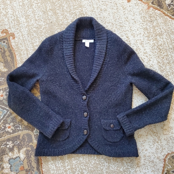 DRESSBARN Mohair Wool Blend Librarian Normcore Cardigan S - Picture 11 of 11